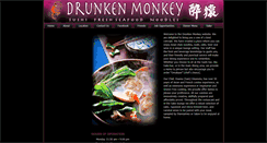 Desktop Screenshot of drunkenmonkeysushi.com